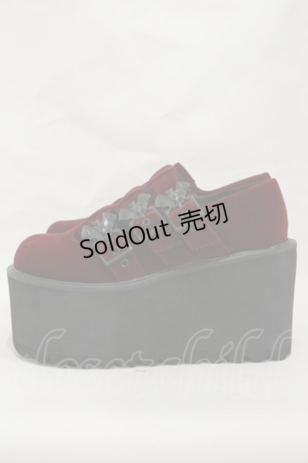 画像2: KILL STAR / Scarlet Mary Janes UK4(約23.5cm) ボルドー H-25-03-05-1006-SL-SH-KB-ZI (2)