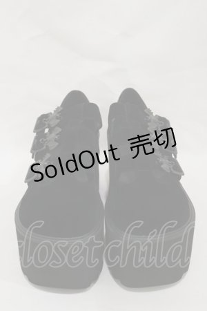 画像: KILL STAR / Evil Mary Janes UK6(約24.5cm) 黒 H-25-03-05-1008-SL-SH-KB-ZI
