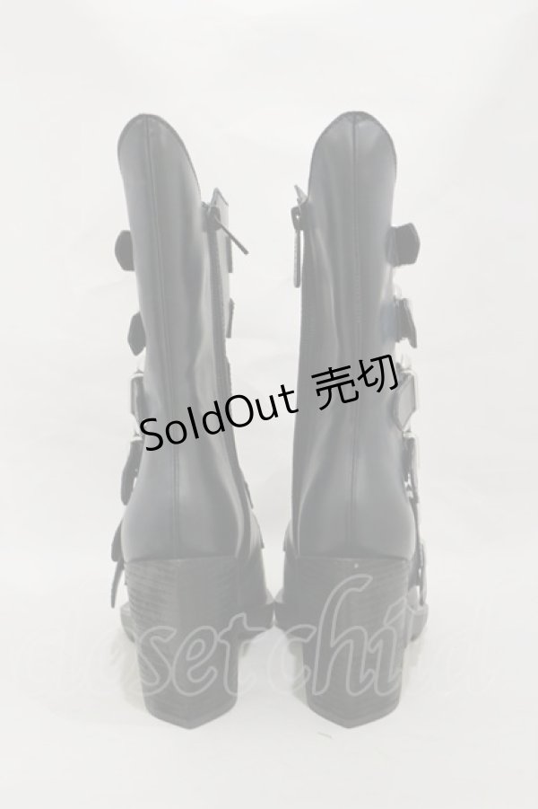 画像3: KILL STAR / 2 The Point Boots UK5(約24.0cm) 黒 H-25-03-05-1001-SL-SH-KB-ZY (3)