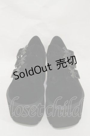 画像: KILL STAR / Evil Mary Janes UK4(約23.5cm) 黒 H-25-03-05-1010-SL-SH-KB-ZH