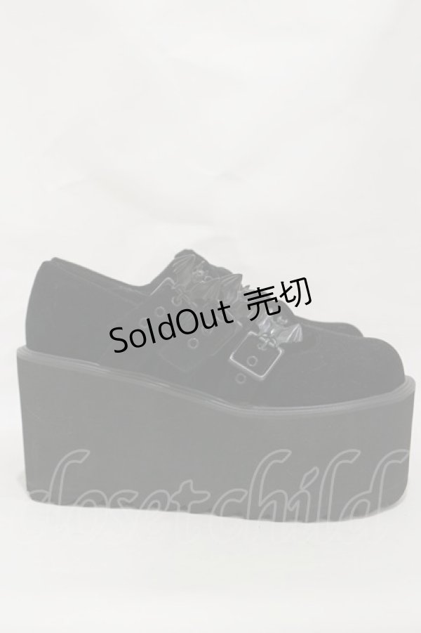 画像2: KILL STAR / Evil Mary Janes UK5(24.0cm) 黒 H-25-03-05-1014-SL-SH-KB-ZH (2)