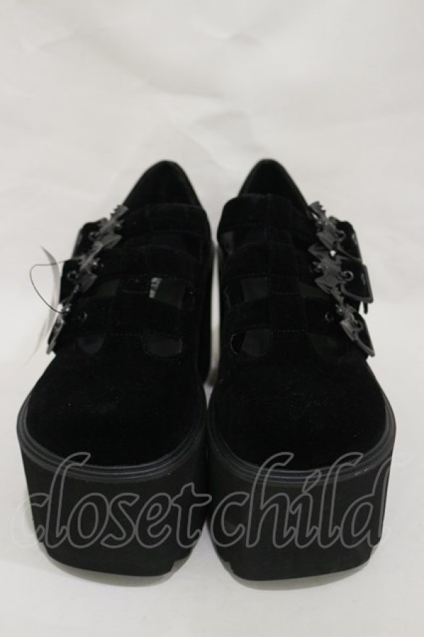 画像1: KILL STAR / Evil Mary Janes UK5(24.0cm) 黒 H-25-03-05-1015-SL-SH-KB-OS (1)