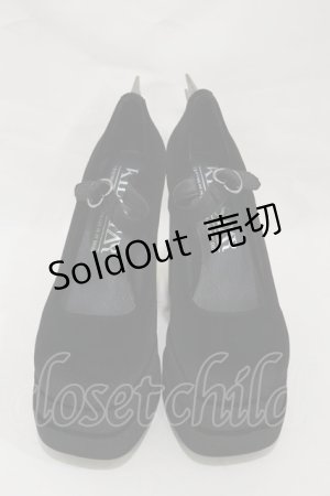 画像: KILL STAR / Basilisks Pumps UK4(約23.5cm) 黒 H-25-03-05-1017-SL-SH-KB-ZS