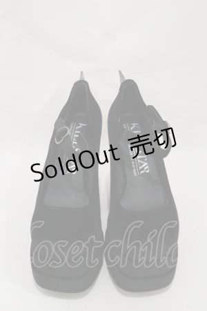 画像: KILL STAR / Basilisks Pumps UK3(約23.0cm) 黒 H-25-03-05-1018-SL-SH-KB-ZH