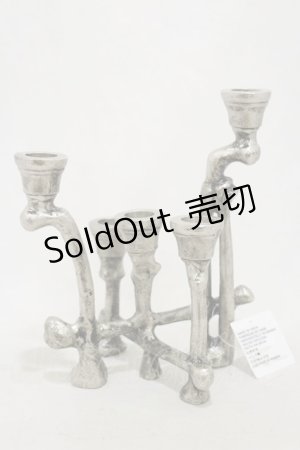 画像: KILL STAR / Ossuary Candelabra燭台   H-25-03-05-1024-SL-ZA-KB-ZH