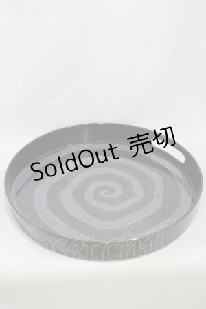 画像: KILL STAR / Downward Spiral Serving Tray  黒 H-25-03-05-1032-SL-ZA-KB-ZH