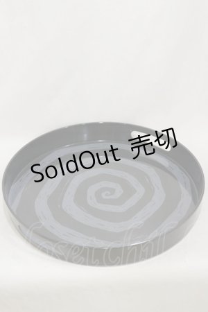 画像: KILL STAR / Downward Spiral Serving Tray  黒 H-25-03-05-1033-SL-ZA-KB-ZH