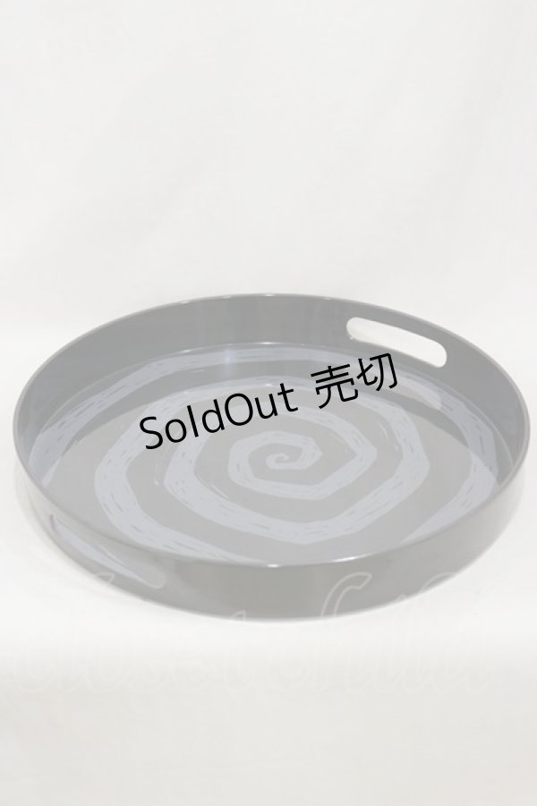 画像1: KILL STAR / Downward Spiral Serving Tray  黒 H-25-03-05-1036-SL-ZA-KB-ZH (1)