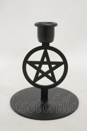 画像: KILL STAR / Pentagram Candlestick【SMALL】   H-25-03-05-1041-SL-ZA-KB-ZH