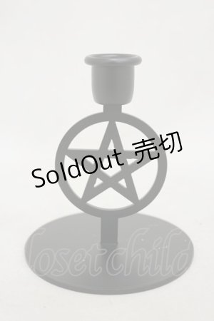 画像: KILL STAR / Pentagram Candlestick【SMALL】   H-25-03-05-1041-SL-ZA-KB-ZH