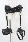 画像1: KILL STAR / Sky High Leg Harness 3XL 黒 H-25-03-05-012-SL-ZA-KB-ZH (1)