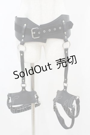 画像: KILL STAR / Sky High Leg Harness 3XL 黒 H-25-03-05-012-SL-ZA-KB-ZH