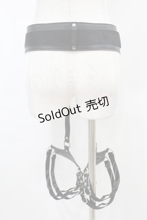 画像2: KILL STAR / Sky High Leg Harness 3XL 黒 H-25-03-05-012-SL-ZA-KB-ZH (2)
