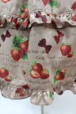 画像5: Emily Temple cute / Mellow Strawberryノースリーブワンピース  ブラウン H-25-03-05-013-ET-OP-KB-ZH (5)