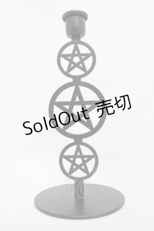 画像: KILL STAR / Pentagram Candlestick   H-25-03-05-003-SL-ZA-KB-ZH