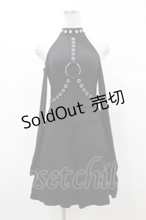 画像: KILL STAR / HELTER LONG SLEEVE DRESS XS ブラック H-25-03-05-033-SL-OP-KB-ZY