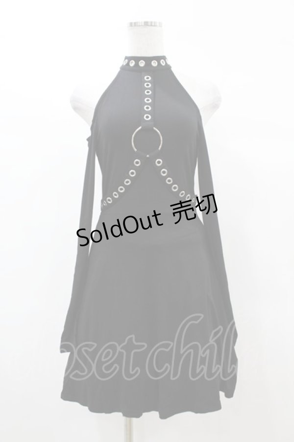 画像1: KILL STAR / HELTER LONG SLEEVE DRESS XS ブラック H-25-03-05-033-SL-OP-KB-ZY (1)
