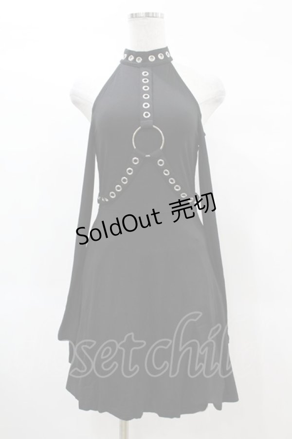 画像1: KILL STAR / HELTER LONG SLEEVE DRESS XS ブラック H-25-03-05-034-SL-OP-KB-ZI (1)