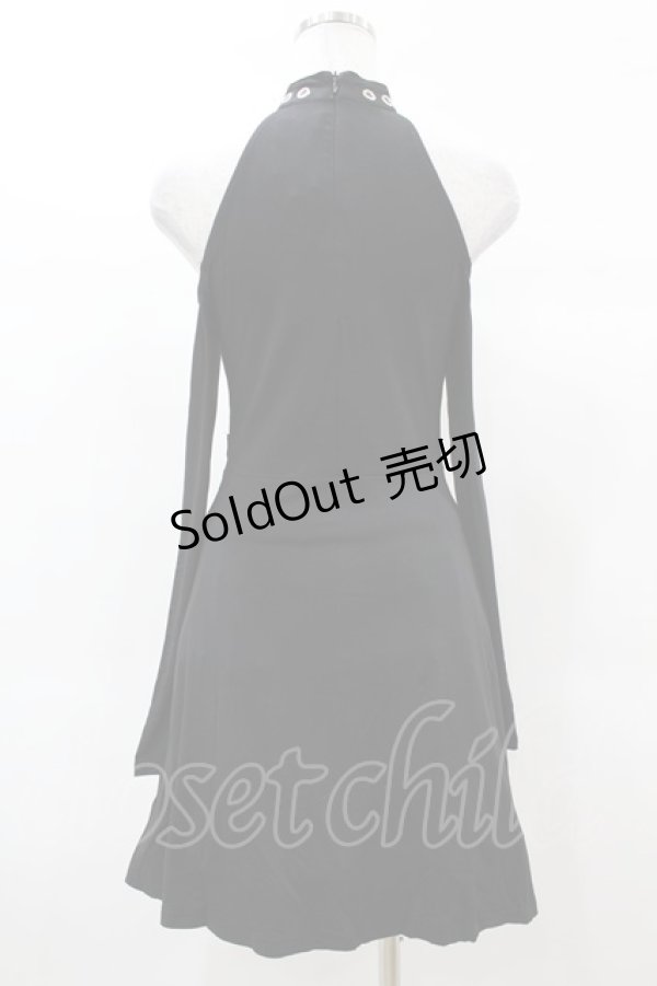 画像2: KILL STAR / HELTER LONG SLEEVE DRESS XS ブラック H-25-03-05-034-SL-OP-KB-ZI (2)