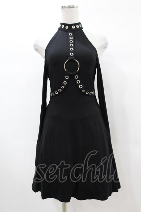 画像1: KILL STAR / HELTER LONG SLEEVE DRESS XS ブラック H-25-03-05-036-SL-OP-KB-ZH (1)