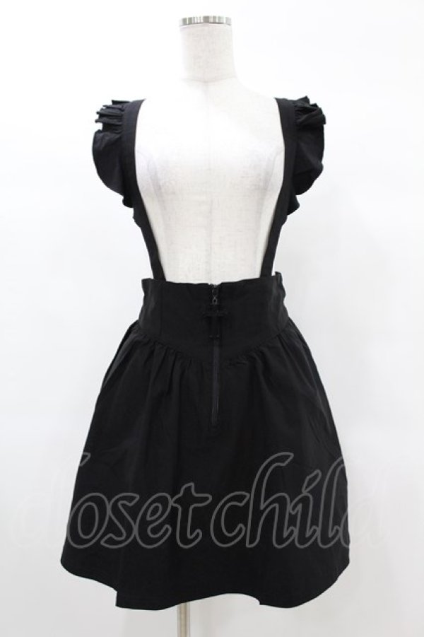画像1: KILL STAR / YUNA SUSPENDER SKIRT XS ブラック H-25-03-05-044-SL-SK-KB-ZH (1)