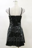 画像2: DARK IN LOVE / Punk pink locomotive rebel shiny mini dress XS 黒×ピンク H-25-03-06-050-PU-OP-KB-ZH (2)