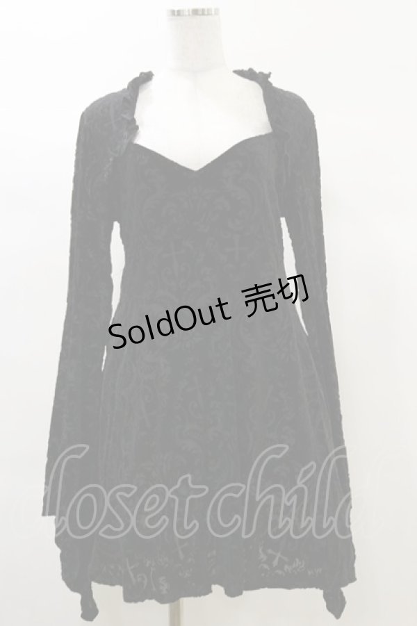 画像1: KILL STAR / Lady Of Sorrows Dress L 黒 H-25-03-06-052-SL-OP-KB-ZY (1)