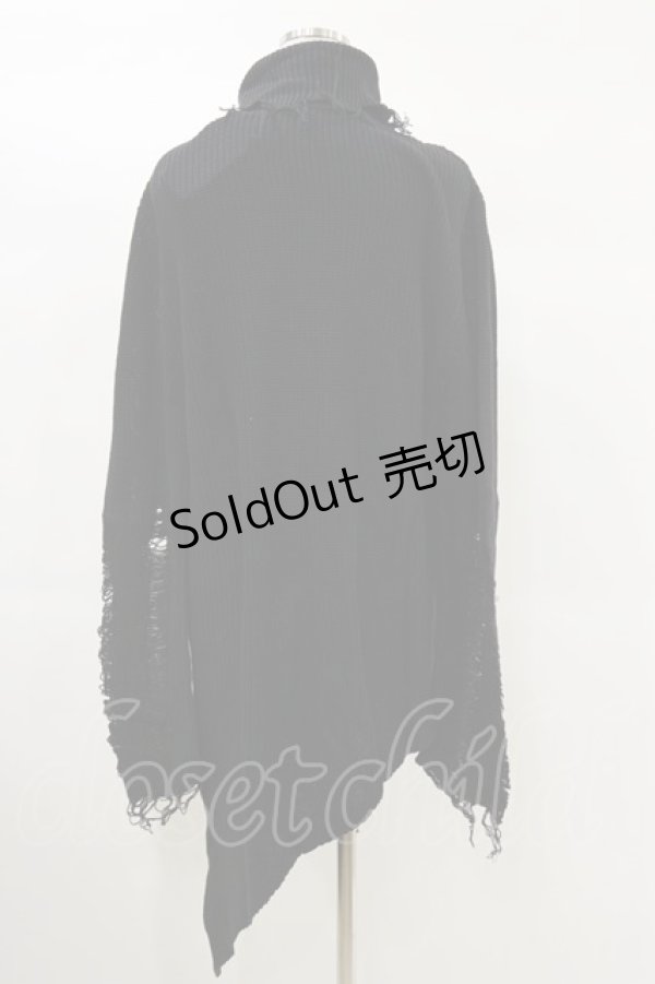画像2: KILL STAR / Placebo Knit Sweater S 黒 H-25-03-06-006-SL-CO-KB-ZI (2)