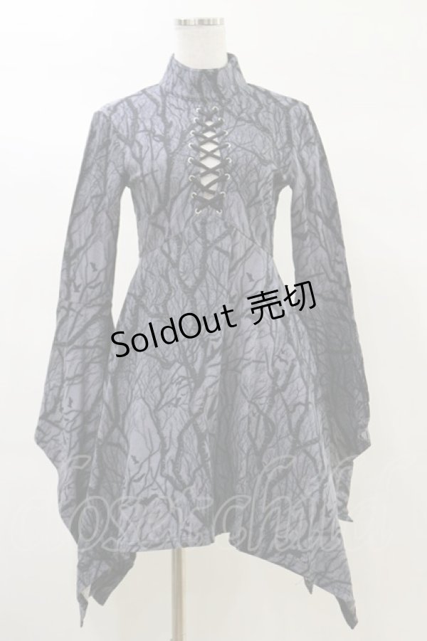 画像1: KILL STAR / Divine Touch Keyhole Dress XS グレー H-25-03-06-055-SL-OP-KB-ZH (1)