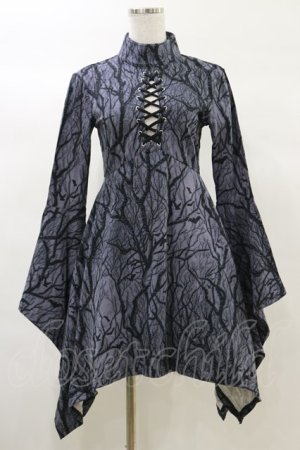 画像: KILL STAR / Divine Touch Keyhole Dress XS グレー H-25-03-06-057-SL-OP-KB-ZH
