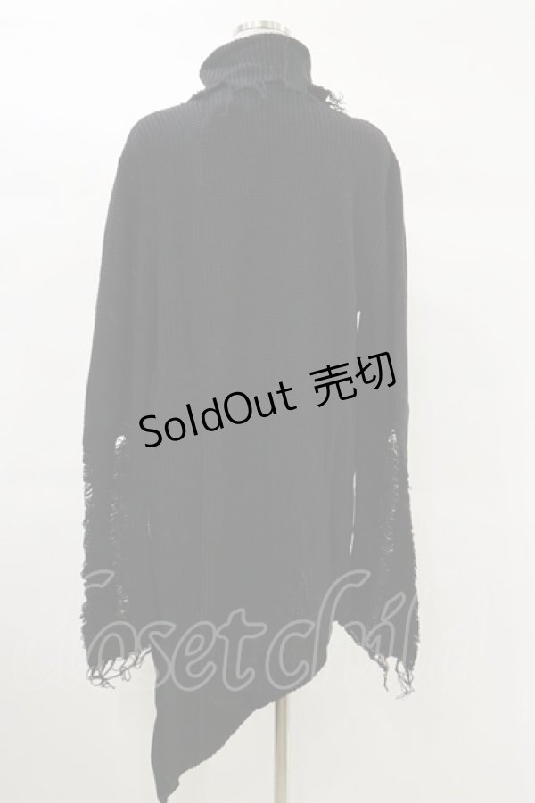 画像2: KILL STAR / Placebo Knit Sweater S 黒 H-25-03-06-007-SL-CO-KB-ZH (2)