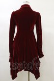 画像2: KILL STAR / Nymyra Velvet Cameo Dress XS Blood red H-25-03-06-066-SL-OP-KB-ZS (2)
