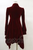 画像2: KILL STAR / Nymyra Velvet Cameo Dress S Blood red H-25-03-06-069-SL-OP-KB-ZH (2)