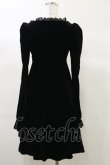 画像2: KILL STAR / Imperia Long Sleeve Velvet Dress XS 黒 H-25-03-06-071-SL-OP-KB-ZH (2)