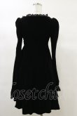 画像2: KILL STAR / Imperia Long Sleeve Velvet Dress XS 黒 H-25-03-06-074-SL-OP-KB-ZH (2)