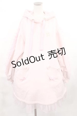 画像: Angelic Pretty / Bearストライプリボンカットワンピース Free ピンク H-25-03-06-1034-AP-OP-NS-ZH