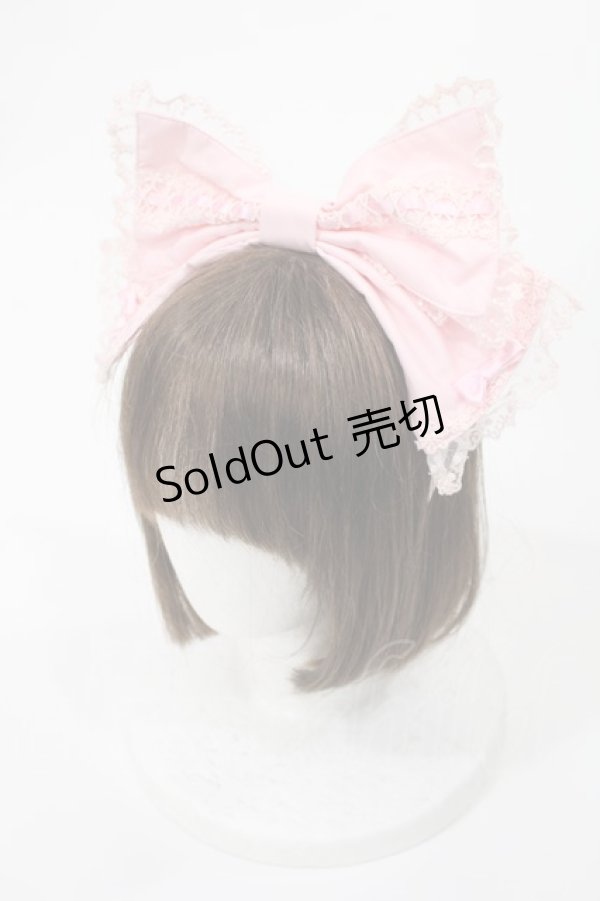 画像1: Angelic Pretty / お花のはしごレースカチューシャ  ピンク H-25-03-06-1035-AP-AC-NS-ZH (1)