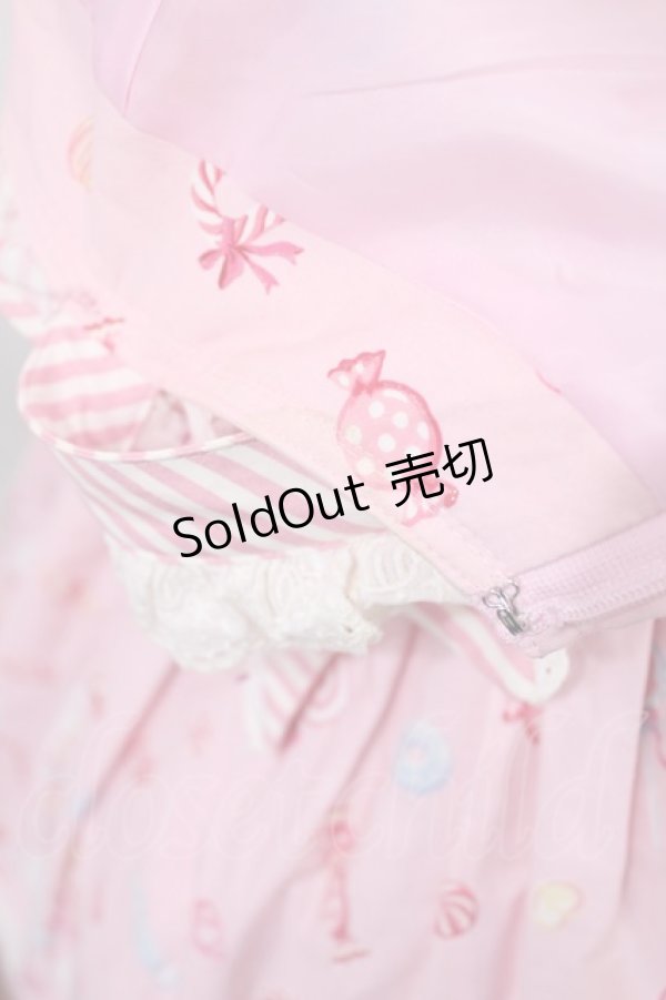画像4: Angelic Pretty / MIRACLECANDYドットチュールジャンパースカート【難有】 Free ピンク H-25-03-06-1007-AP-OP-NS-ZH (4)