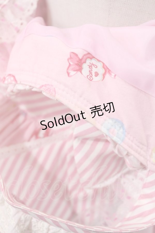 画像5: Angelic Pretty / MIRACLECANDYドットチュールジャンパースカート【難有】 Free ピンク H-25-03-06-1007-AP-OP-NS-ZH (5)