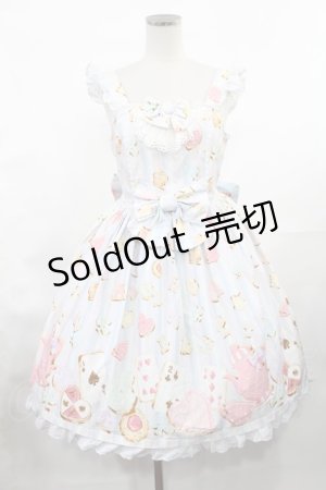 画像: Angelic Pretty / Wonder Cookieジャンパースカート Free サックス H-25-03-06-1002-AP-OP-NS-ZH