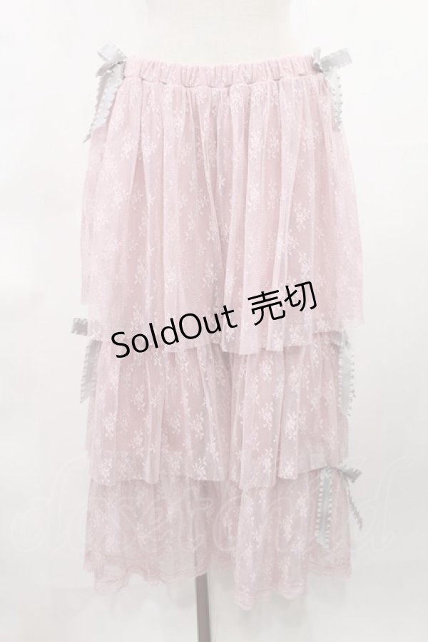 画像1: Swankiss / レースフリルパンツ Free ピンク H-25-03-06-1015-CA-PA-NS-ZH (1)