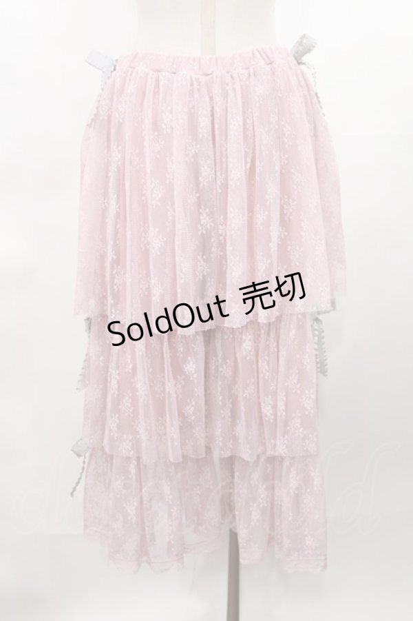 画像2: Swankiss / レースフリルパンツ Free ピンク H-25-03-06-1015-CA-PA-NS-ZH (2)