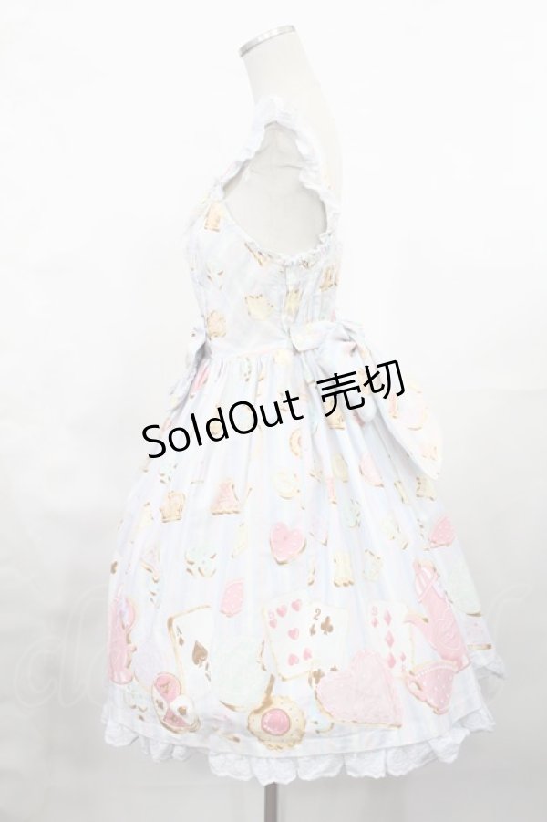 画像2: Angelic Pretty / Wonder Cookieジャンパースカート Free サックス H-25-03-06-1002-AP-OP-NS-ZH (2)