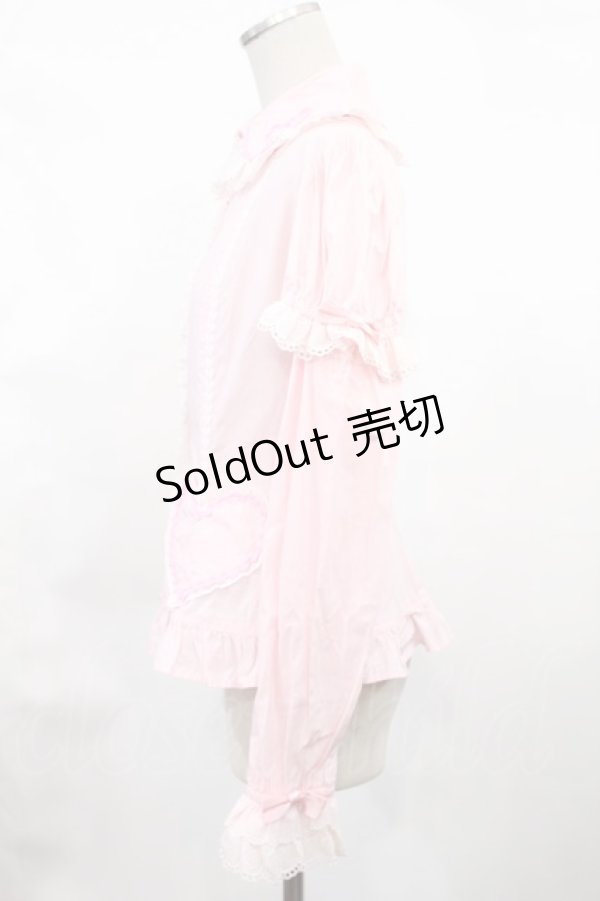 画像2: Angelic Pretty / ハートシャワーブラウス Free ピンク H-25-03-06-1021-AP-BL-NS-ZH (2)