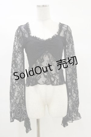 画像: KILL STAR / Dolor Top XS 黒 H-25-03-06-014-SL-CO-KB-ZH