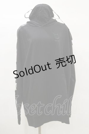 画像: KILL STAR / Orion Masked Hoodie S 黒 H-25-03-06-017-SL-TO-KB-ZH