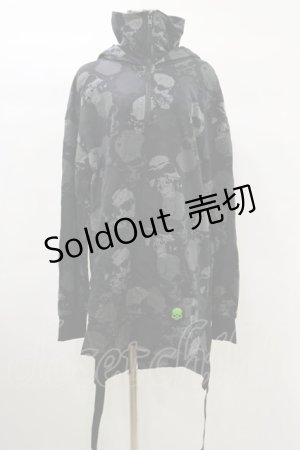 画像: KILL STAR / Tzompantli Oversized Hoodie S 黒 H-25-03-06-020-SL-TO-KB-ZI