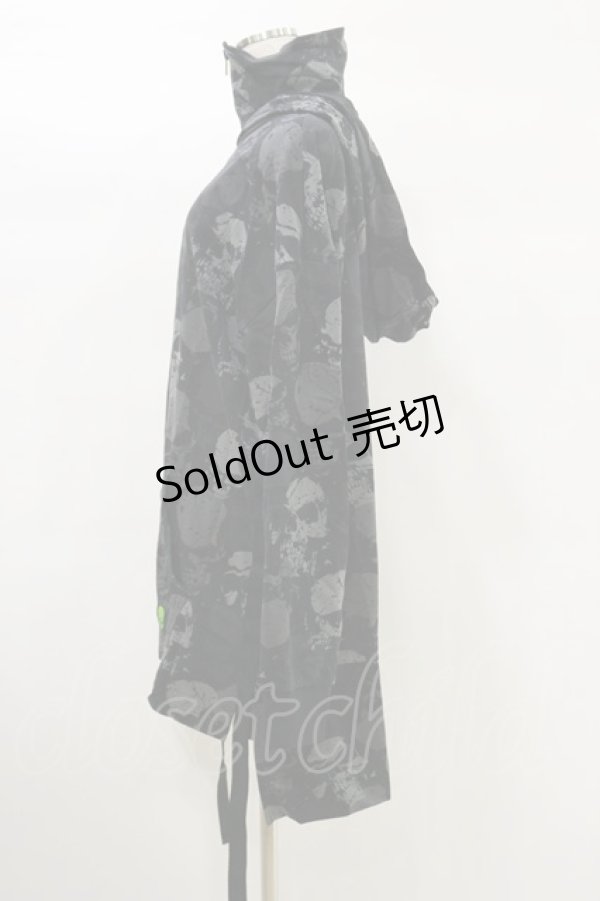 画像3: KILL STAR / Tzompantli Oversized Hoodie S 黒 H-25-03-06-020-SL-TO-KB-ZI (3)