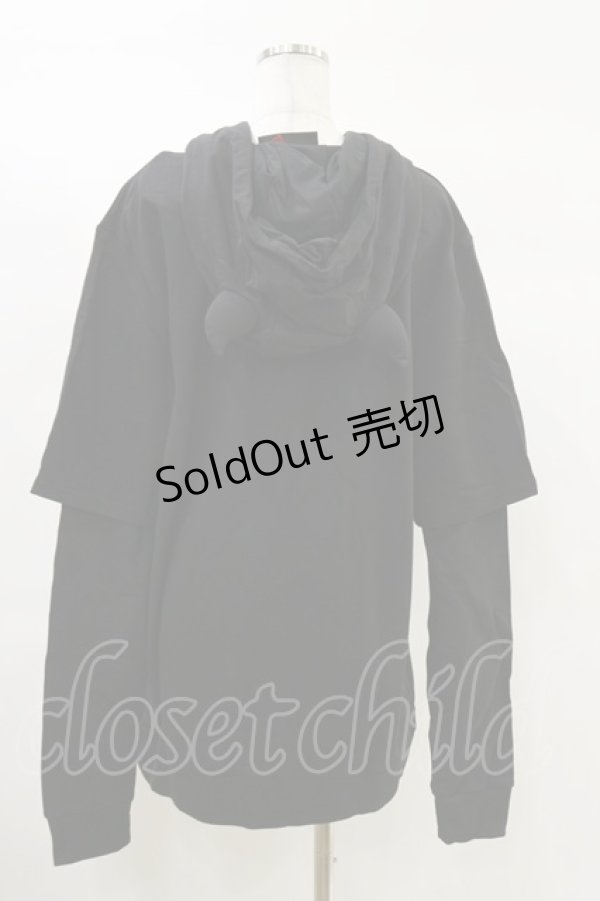 画像2: KILL STAR / Watch The Skies Hoodie L 黒 H-25-03-06-021-SL-TO-KB-ZH (2)