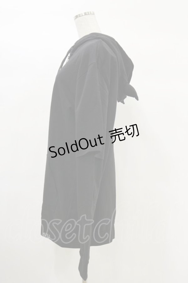 画像3: KILL STAR / Watch The Skies Hoodie L 黒 H-25-03-06-021-SL-TO-KB-ZH (3)